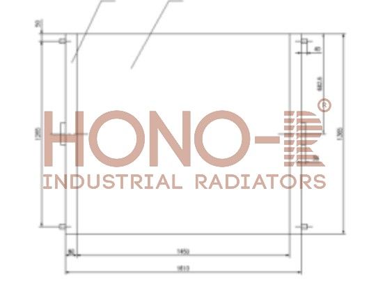 Радиатор для Hitachi EX3600 от производителя